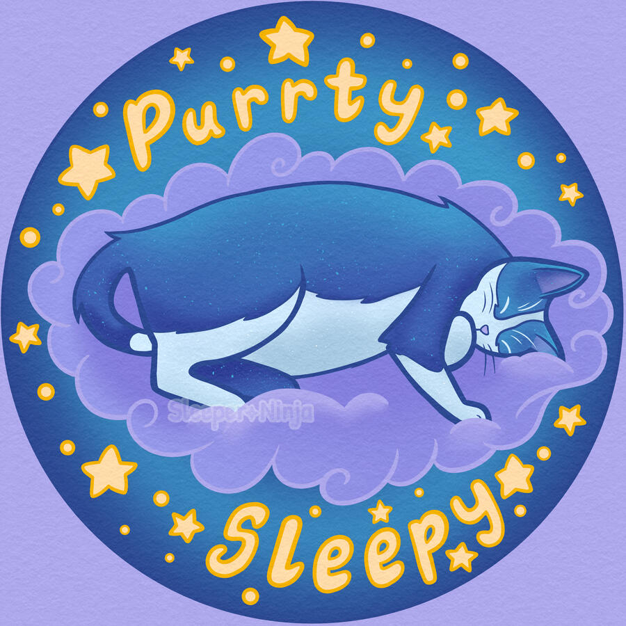 Purrty Sleepy