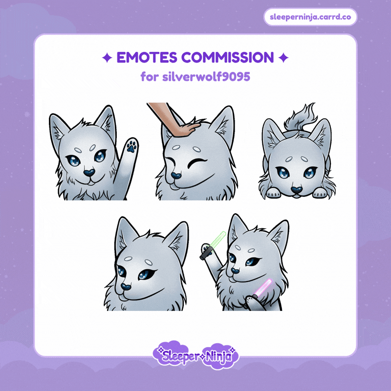 Animated Emotes for silverwolf9095
