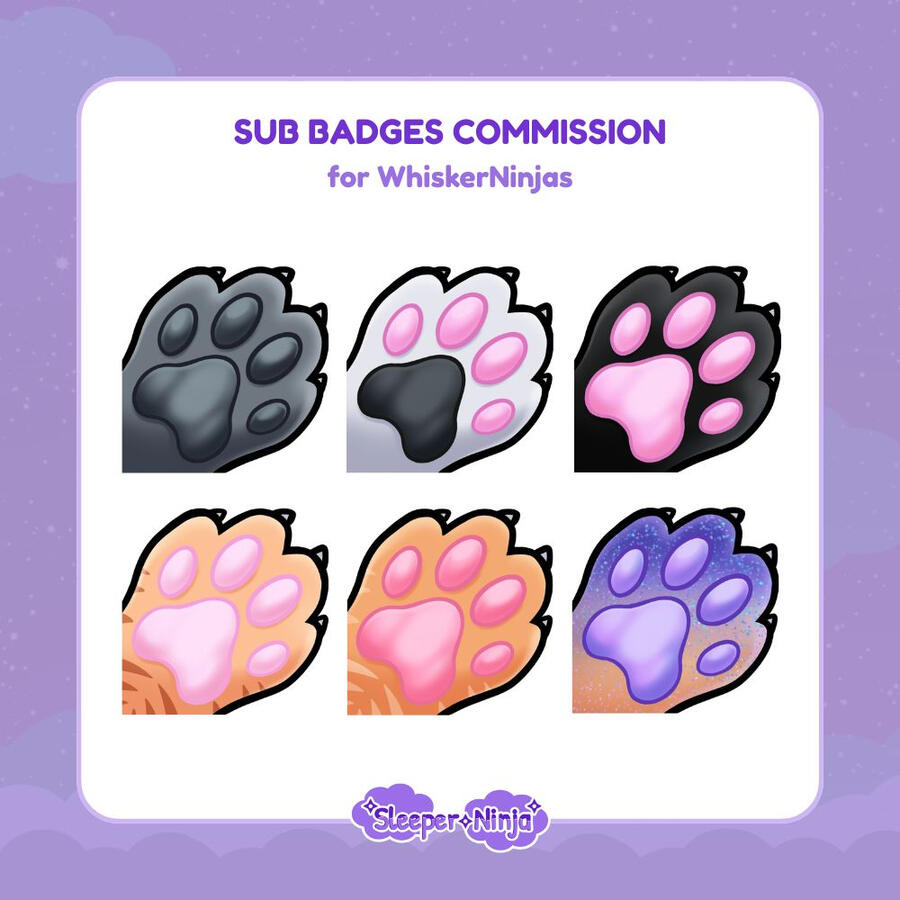 Sub Badges for WhiskerNinjas